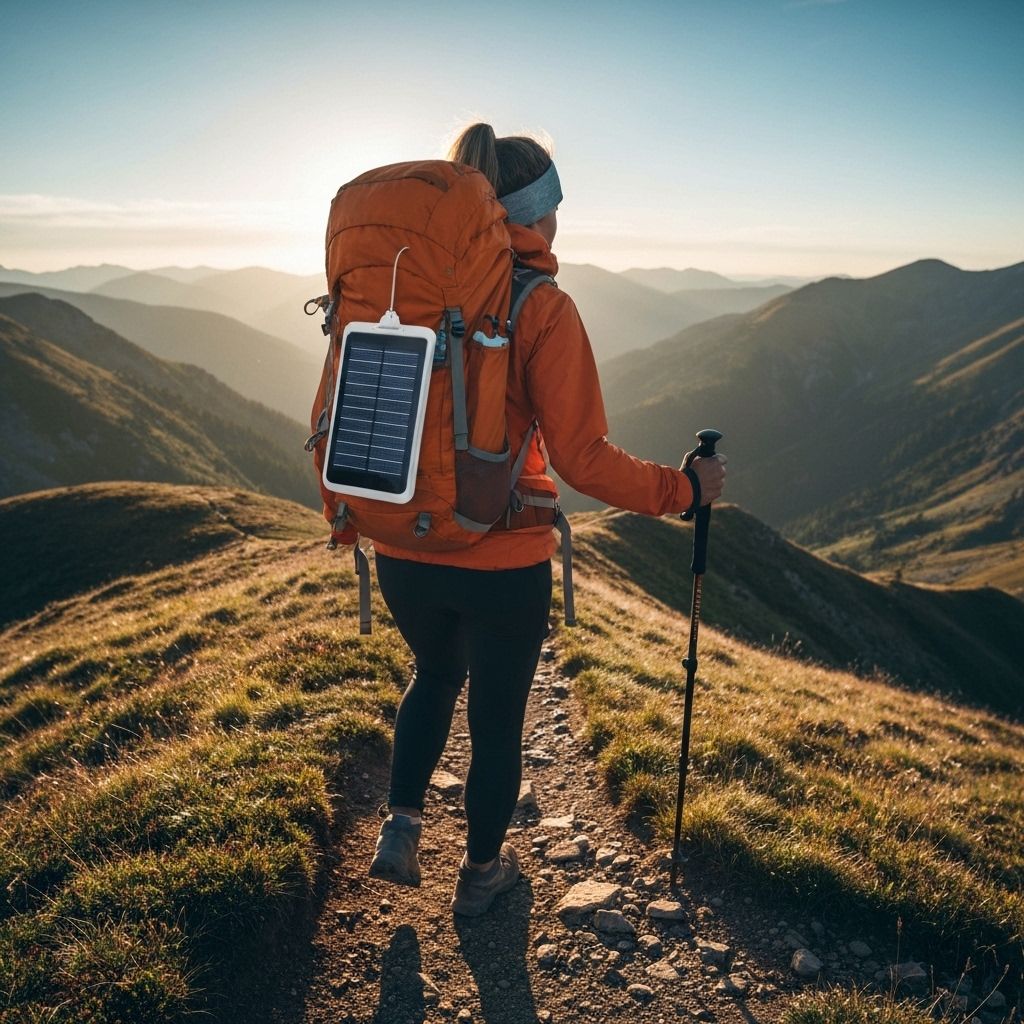 Hiking with solar